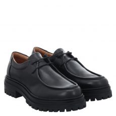  Schuhengel Glattleder-Halbschuh in schwarz für Damen