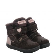  Primigi, Snorky Lana Gtx, Veloursleder-Winterstiefel in braun für Kinder