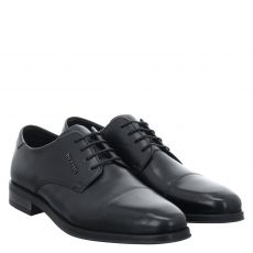  Bugatti Glattleder-Halbschuh in schwarz für Herren