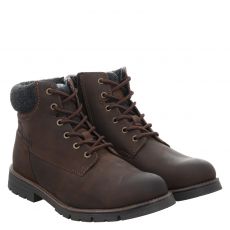  Bugatti Fettleder-Winterboots in braun für Herren