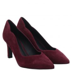  Peter Kaiser, Da.-pumps, Veloursleder-Pumps in bordeaux für Damen