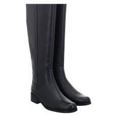  Peter Kaiser, Da.-stiefel, hoher Glattleder-Stiefel in schwarz für Damen