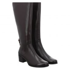  Regarde Le Ciel hoher Glattleder-Stiefel in braun für Damen