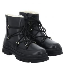  Copenhagen, Victoria, Glattleder-Winterstiefel in schwarz für Kinder