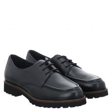  Sioux, Meredith 749 H, Glattleder-Halbschuh in schwarz für Damen
