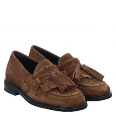  Sioux, Nishima 703, Veloursleder-Mokassin in braun für Damen