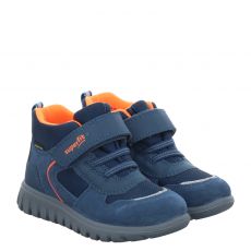  Superfit, Sport7 Mini, Veloursleder-Halbschuh in blau für Kinder