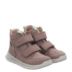  Superfit, Breeze, Veloursleder-Lauflernschuh in braun für Kinder