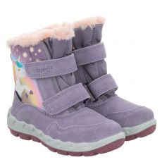  Superfit, Icebird W, Veloursleder-Winterstiefel in flieder für Kinder