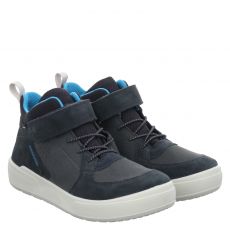  Superfit, Maverick W, Veloursleder-Halbschuh in blau für Kinder