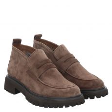  Paul Green, 0080-8344-002, Veloursleder-Halbschuh in braun für Damen