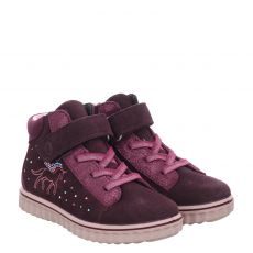  Ricosta, Jeannie, Veloursleder-Halbschuh in lila für Kinder