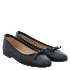 Schuhengel Glattleder-Ballerina in schwarz für Damen