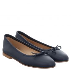  Schuhengel Glattleder-Ballerina in blau für Damen