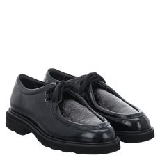  Luca Grossi, Ladtal, Lackleder-Halbschuh in schwarz für Damen