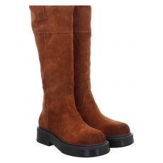  Vic Matié hoher Veloursleder-Stiefel in braun für Damen
