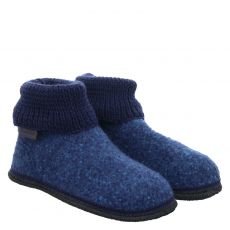  Gottstein, Wool Venture High, Hausschuh in blau für Damen