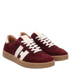  Hold, Rot, Veloursleder-Sneaker in bordeaux für Herren