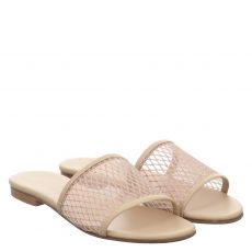  Schuhengel Textil-Pantolette in beige für Damen