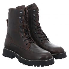  Schuhengel Glattleder-Schnürstiefel in braun für Damen