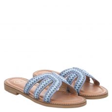  Galia Textil-Pantolette in blau für Damen