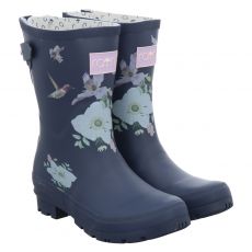  Rajn, Kolibri, Gummi (synth.)-Regenstiefel in blau für Damen