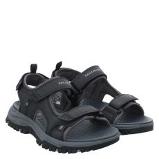  Skechers, Prewitt-rigidon, Sandalen in schwarz für Herren