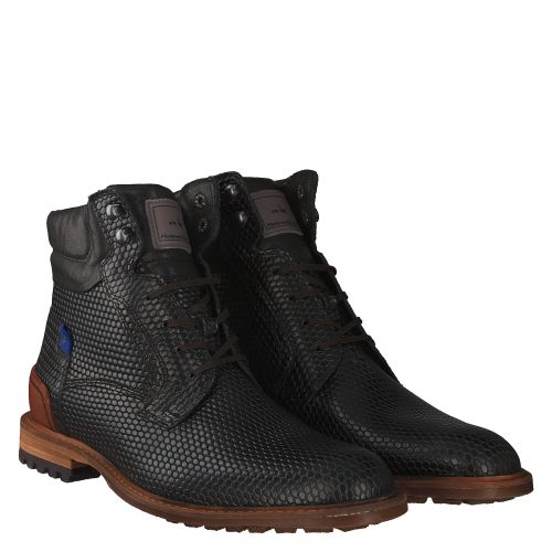 Floris Van Bommel Crepi Cup Glattleder Schuh Fur Individualistenfur In Schwarz