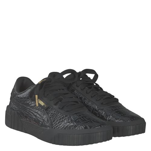 puma lack sneaker schwarz