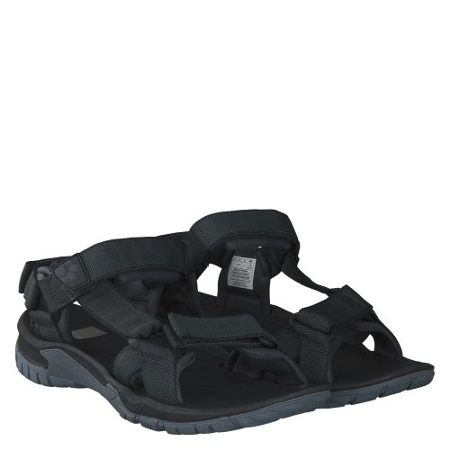 JACK WOLFSKIN, LAKEWOOD RIDE SANDAL, SCHWARZ | Sandalen für Jack Wolfskin Lakewood Ride Sandalen für Herren Schwarz