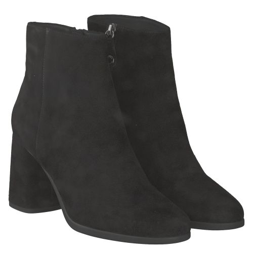 GEOX, D CALINDA H. A - GOAT SUEDE, SCHWARZ