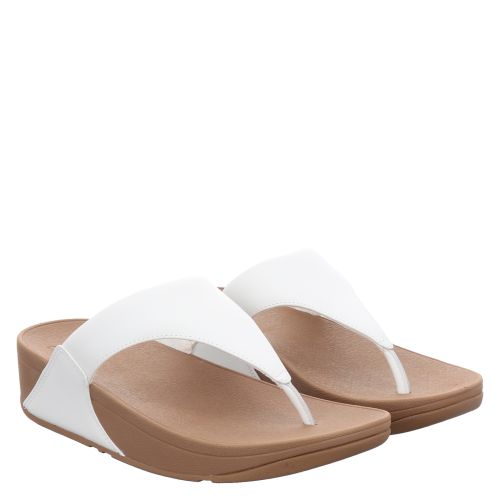FITFLOP, LULU LEATHER TOE , WEIß