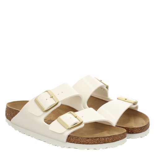 Birkenstock damen weiß lack Clearance