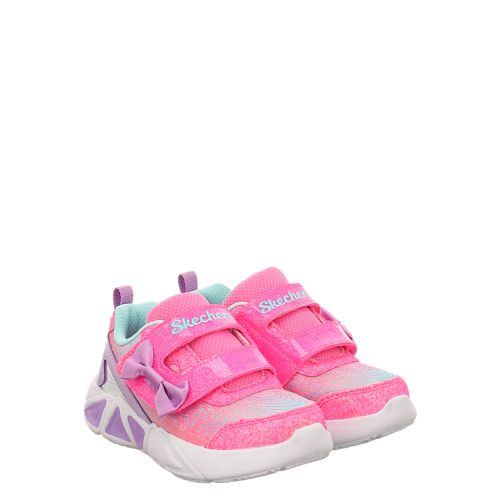Skechers Tri.brights lil Gleam Textil Lauflernschuh in pink fur Kinder