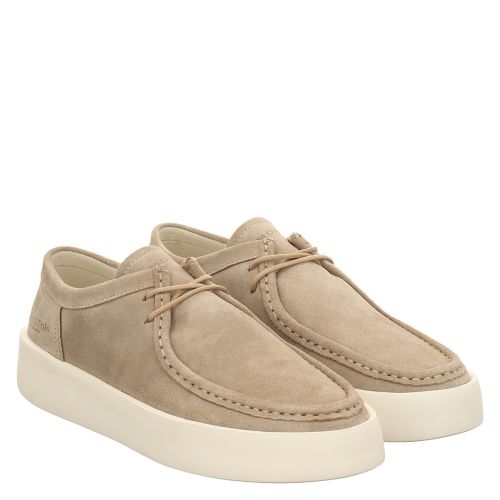 Marc O Polo, Oliver 1b, Veloursleder-Halbschuh in beige für Herren