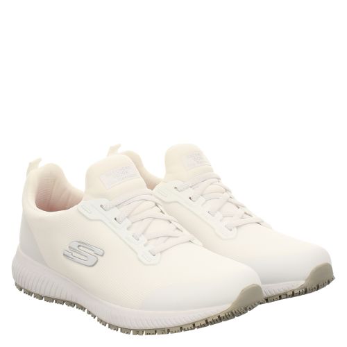 Skechers Work Squad Sr Textil Arbeitsschuh in weiB fur Damen