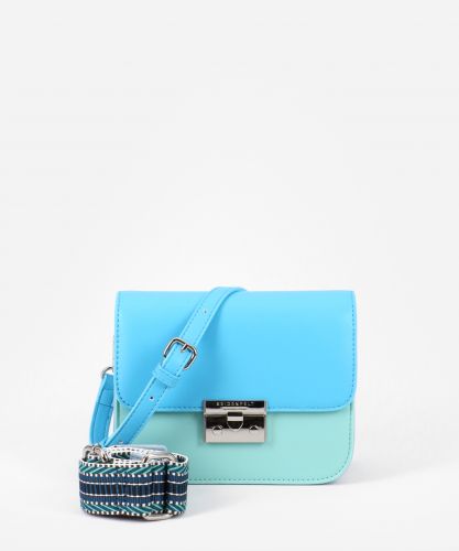 SEIDENFELT, TROSA, BLAU