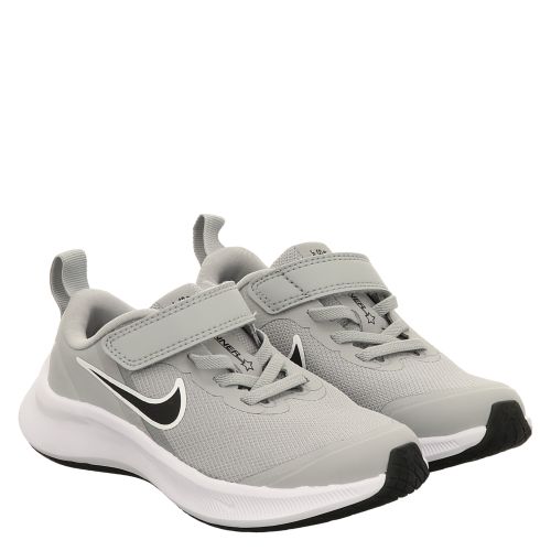 gray nike boy shoes