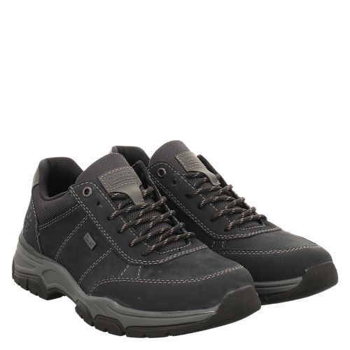 RIEKER, HWKHERRENHALBSCHUHE, BLAU