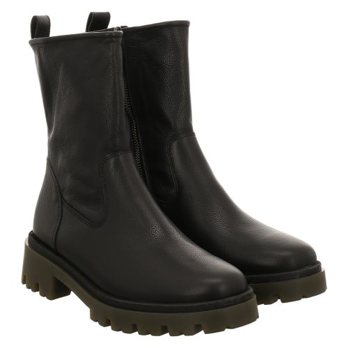 Paul Green 0072 9002 052 Glattleder Chelsea in schwarz fur Damen