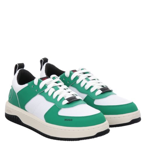 Hugo, Kilian_tenn_pumew, Kunstleder-Sneaker in grün für Damen