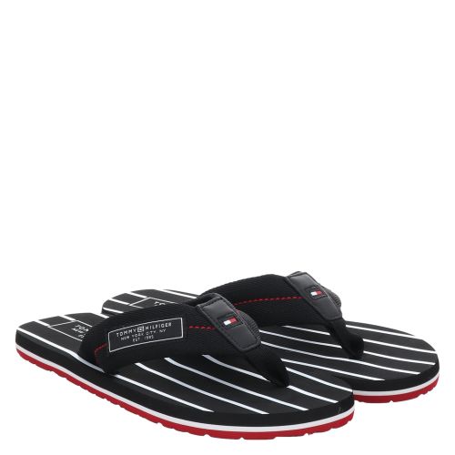 TOMMY HILFIGER, BEACH SANDAL, SCHWARZ