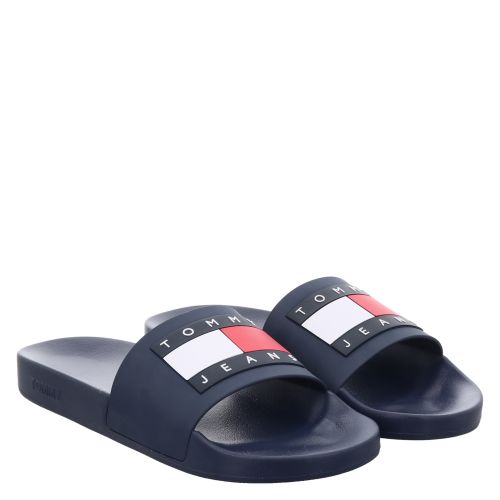 TOMMY JEANS, SLIDE, BLAU