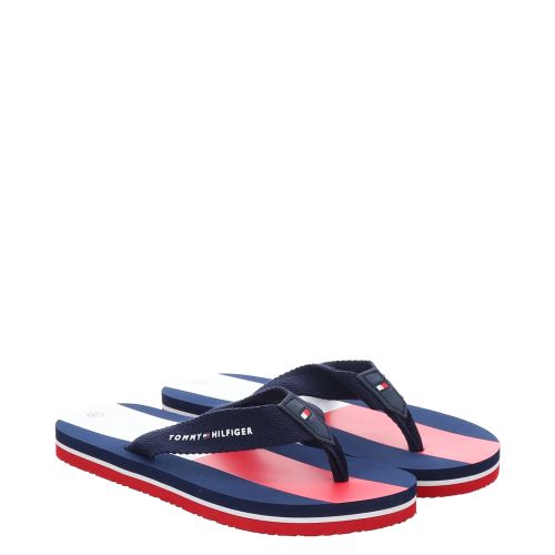 TOMMY HILFIGER KIDS, SLIDES, BLAU