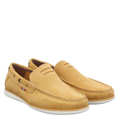 Stonewalk, Miller, Veloursleder-Slipper in gelb für Herren 