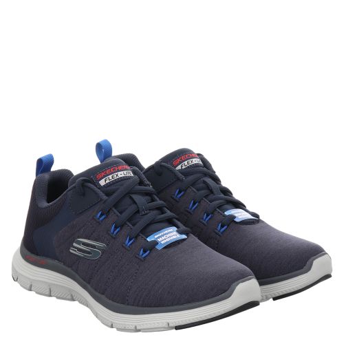 Skechers Flex Advantage 4.0 Textil Sneaker in blau fur Herren