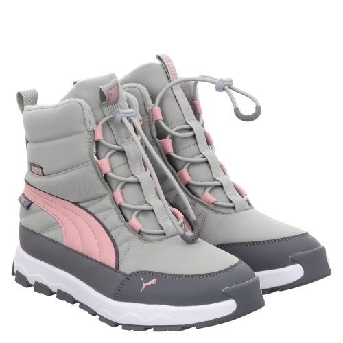 Puma Evolve Boot Puretex J Textil Winterstiefel in grau fur Kinder