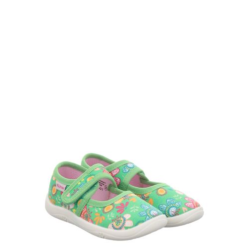 Richter Textil-Halbschuh in grün für Mädchen