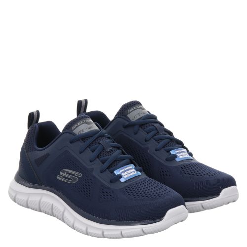 SKECHERS, TRACK BROADER, BLAU