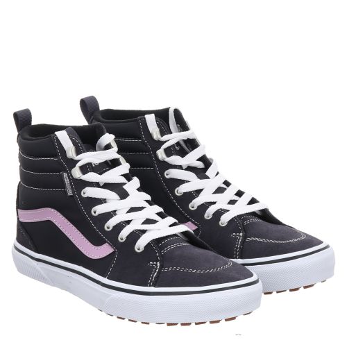 Vans Filmore Hi Guard Veloursleder Sneaker in schwarz fur Kinder
